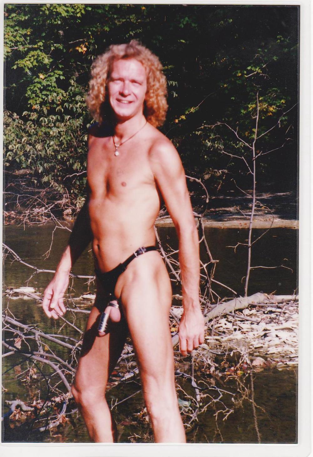25P At A Local Creek Naked & In Bondage Gear