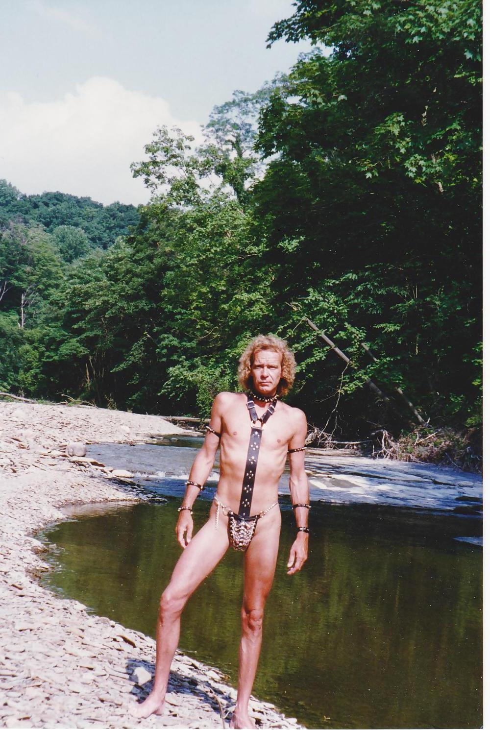 25P At A Local Creek Naked & In Bondage Gear