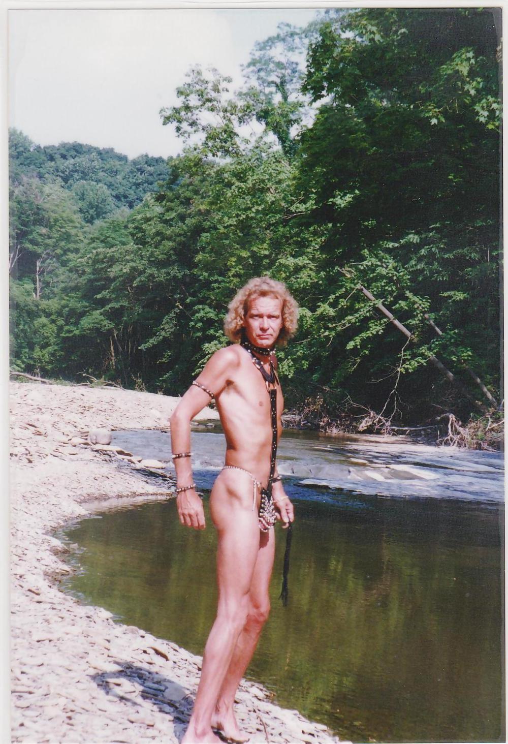 25P At A Local Creek Naked & In Bondage Gear