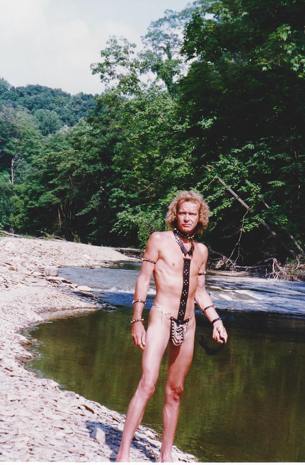 25P At A Local Creek Naked & In Bondage Gear