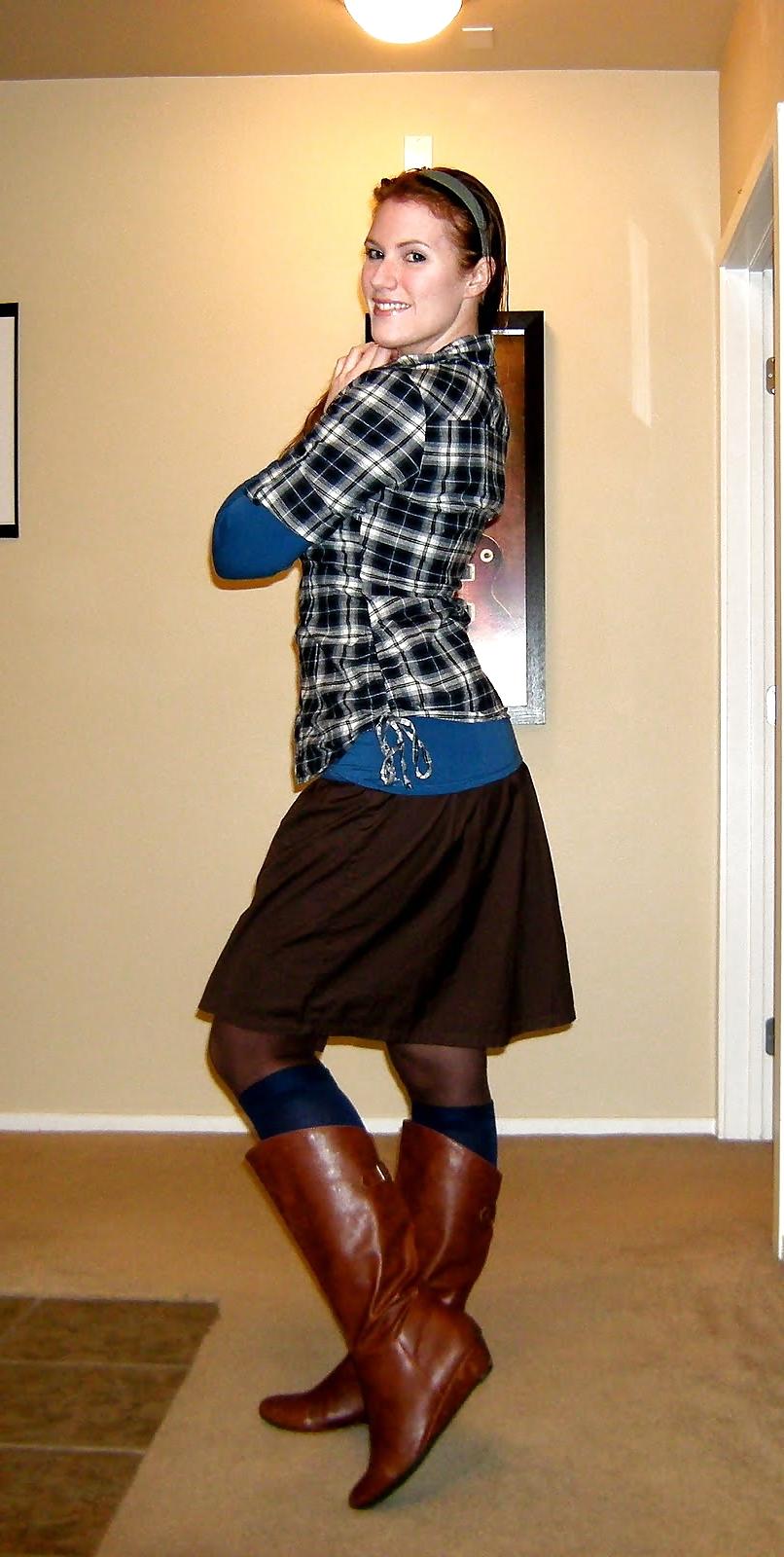 21P Boots Skirts Nylons