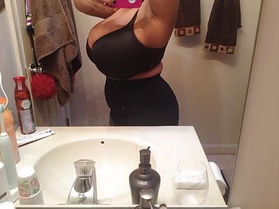 17P Massive Ebony Boobs - Cover girl !!! 2