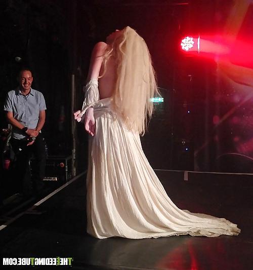 13P Lady Gaga strips NAKED on stage at London GAY nightclub