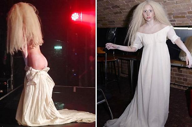 13P Lady Gaga strips NAKED on stage at London GAY nightclub