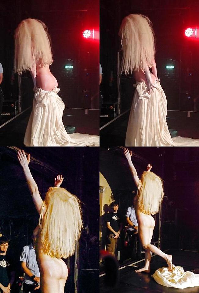 13P Lady Gaga strips NAKED on stage at London GAY nightclub