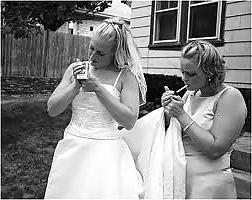 24P Brides Smoking