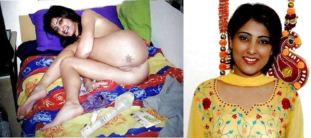10P Clothed Unclothed Indian Bitches 16