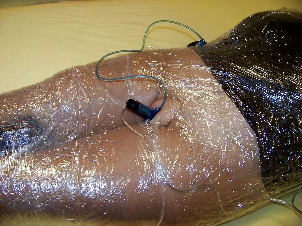 9P My wife in mummification bondage