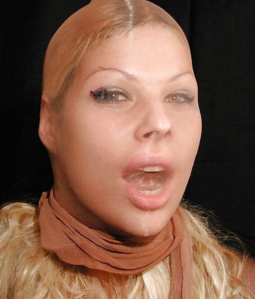 24P Pantyhose and Nylon Mask