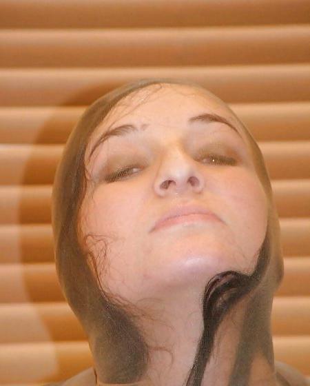 24P Pantyhose and Nylon Mask