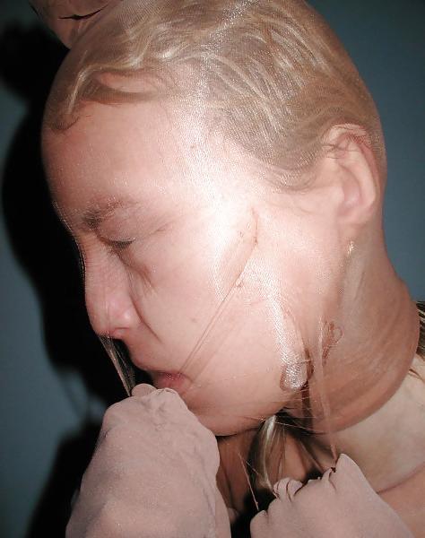 24P Pantyhose and Nylon Mask