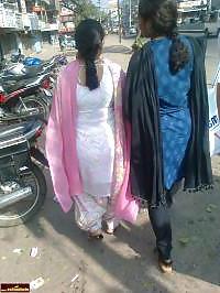 5P Back view of Indian women 