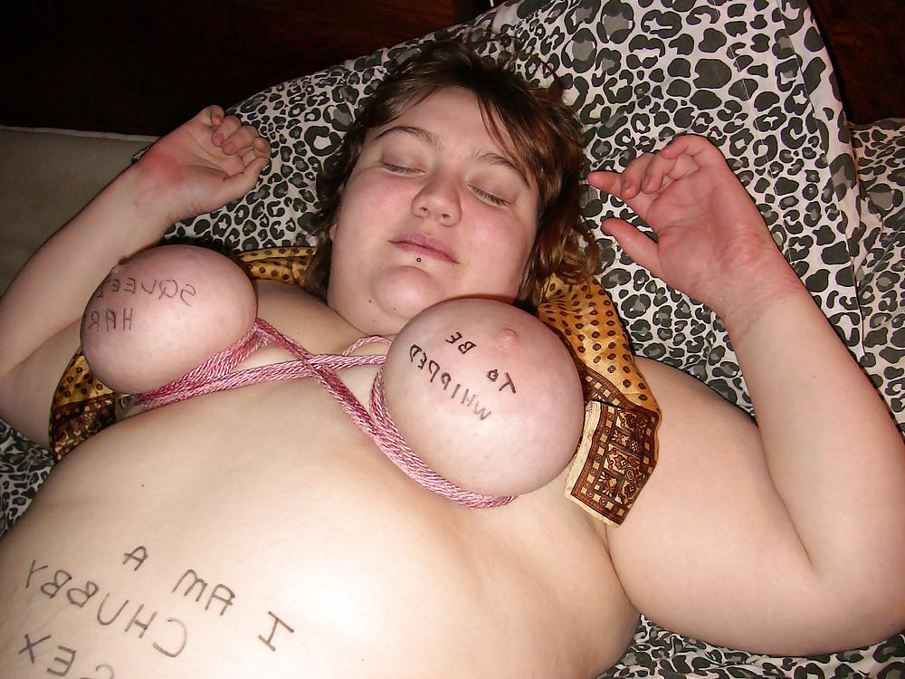 20P Tim Tess 5, Hairy chubby tit bondage