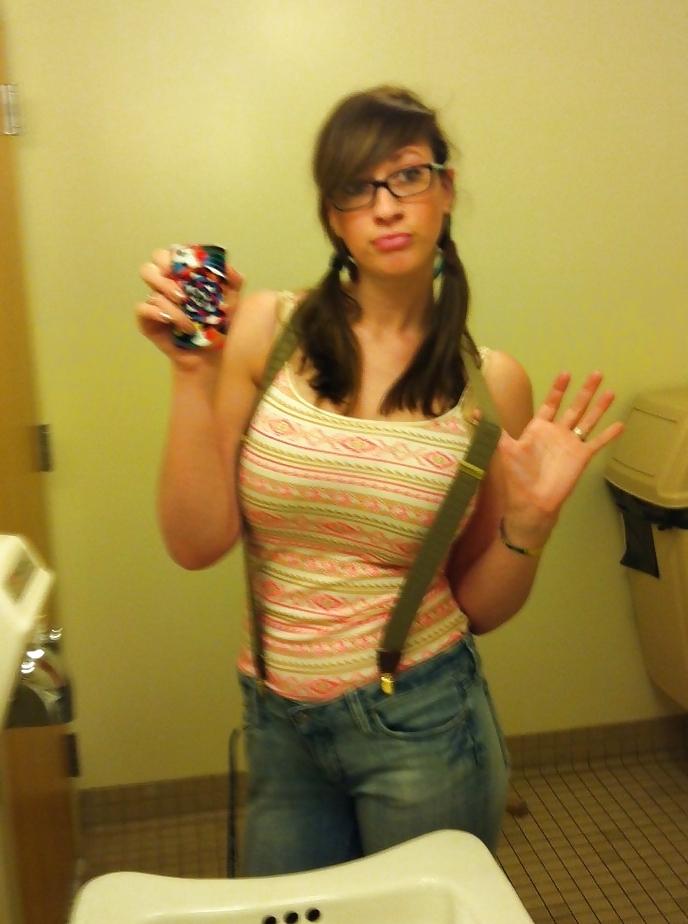 15P Busty babes with glases