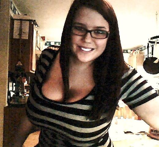 15P Busty babes with glases
