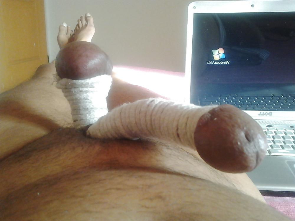 25P Cbt rope fun and cum 