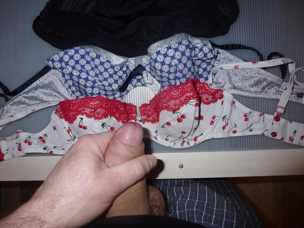 13P Cum on Friend's Wife Bras