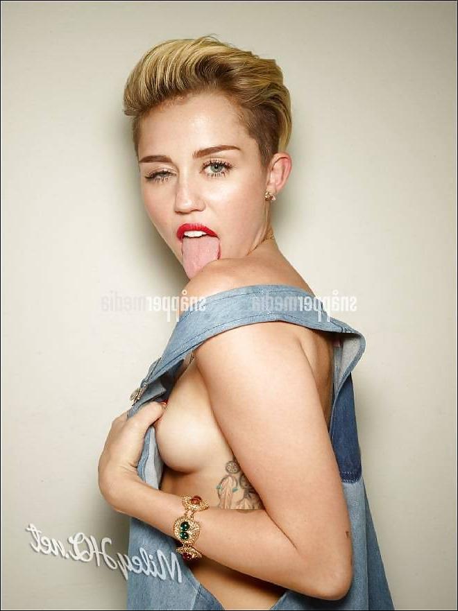 25P Miley Cyrus YOU Magazine Photoshoot Outtakes (Nipslip)