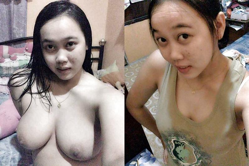 25P Malaysian Babe - Dressed and Undressed