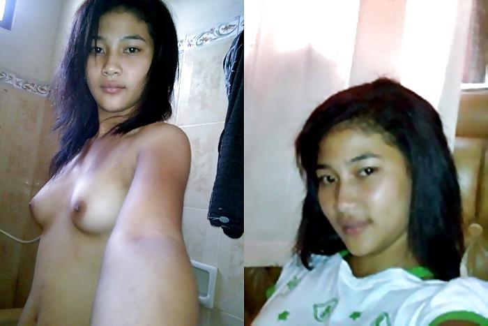 25P Malaysian Babe - Dressed and Undressed