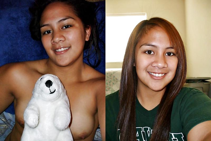 25P Malaysian Babe - Dressed and Undressed