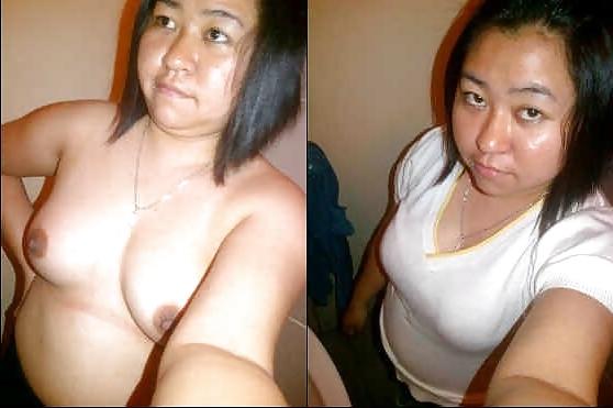 25P Malaysian Babe - Dressed and Undressed