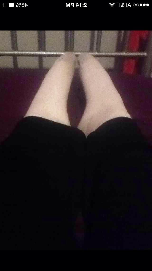 7P Trisha stinky white ankle socks