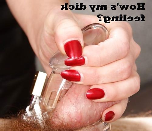 25P Chastity Feshih CBT male sub