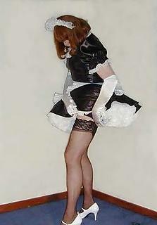 9P Sissy maid courtney