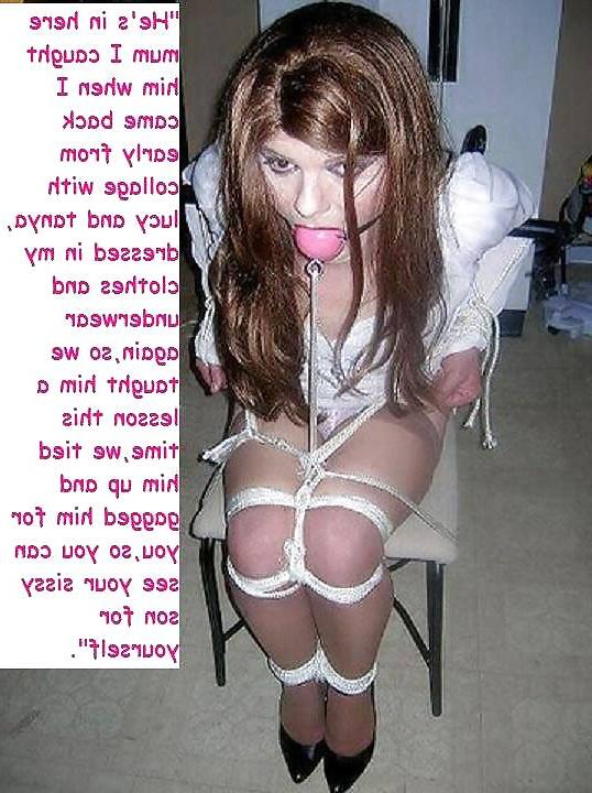 19P Sissy,s in Bondage.