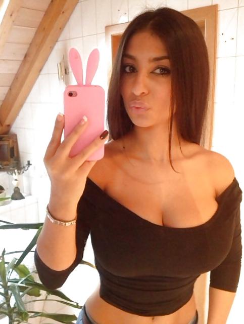 25P Busty hot american indian woman
