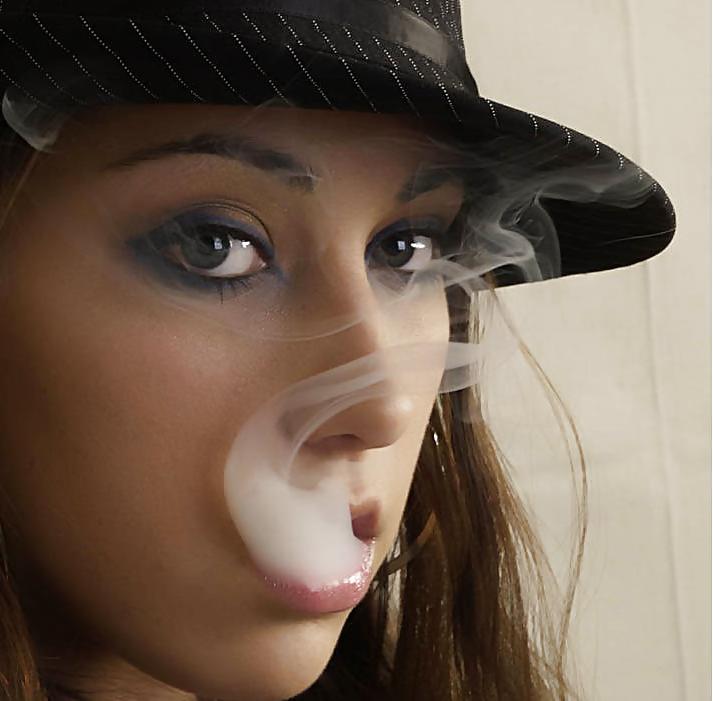 25P Smoking Babes - Hats Off To Smokers