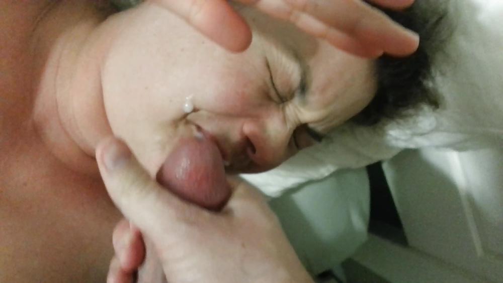 9P Amateur wife facial and cumshot on tits