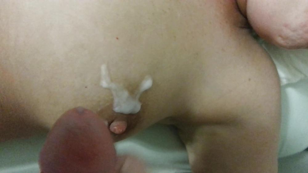 9P Amateur wife facial and cumshot on tits