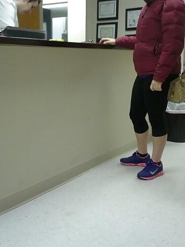 14P Candid Sneakers and Spandex Pants