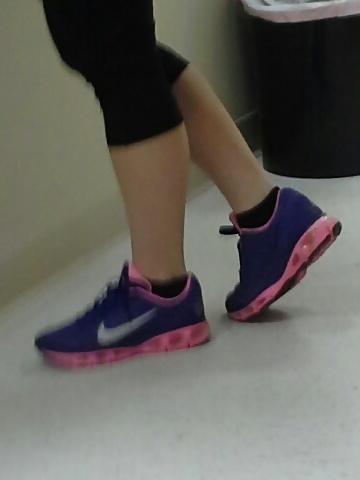 14P Candid Sneakers and Spandex Pants