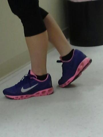 14P Candid Sneakers and Spandex Pants