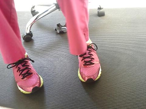 14P Candid Sneakers and Spandex Pants