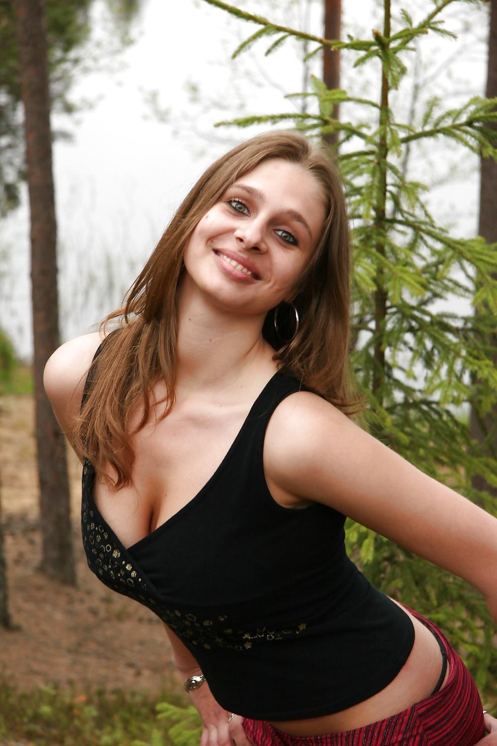 16P Sexy teen with big hangers