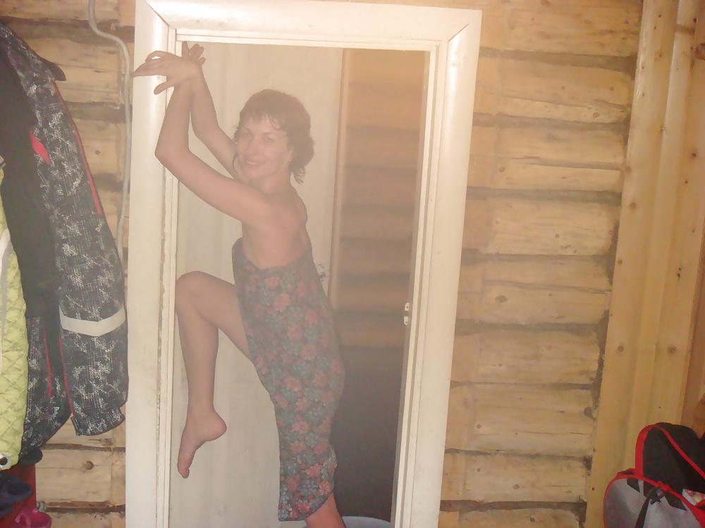 25P Hot rus girl blowjob sauna for husband