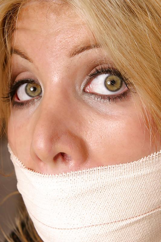 25P Big-titty Blonde Slut Tied Up and Gagged II