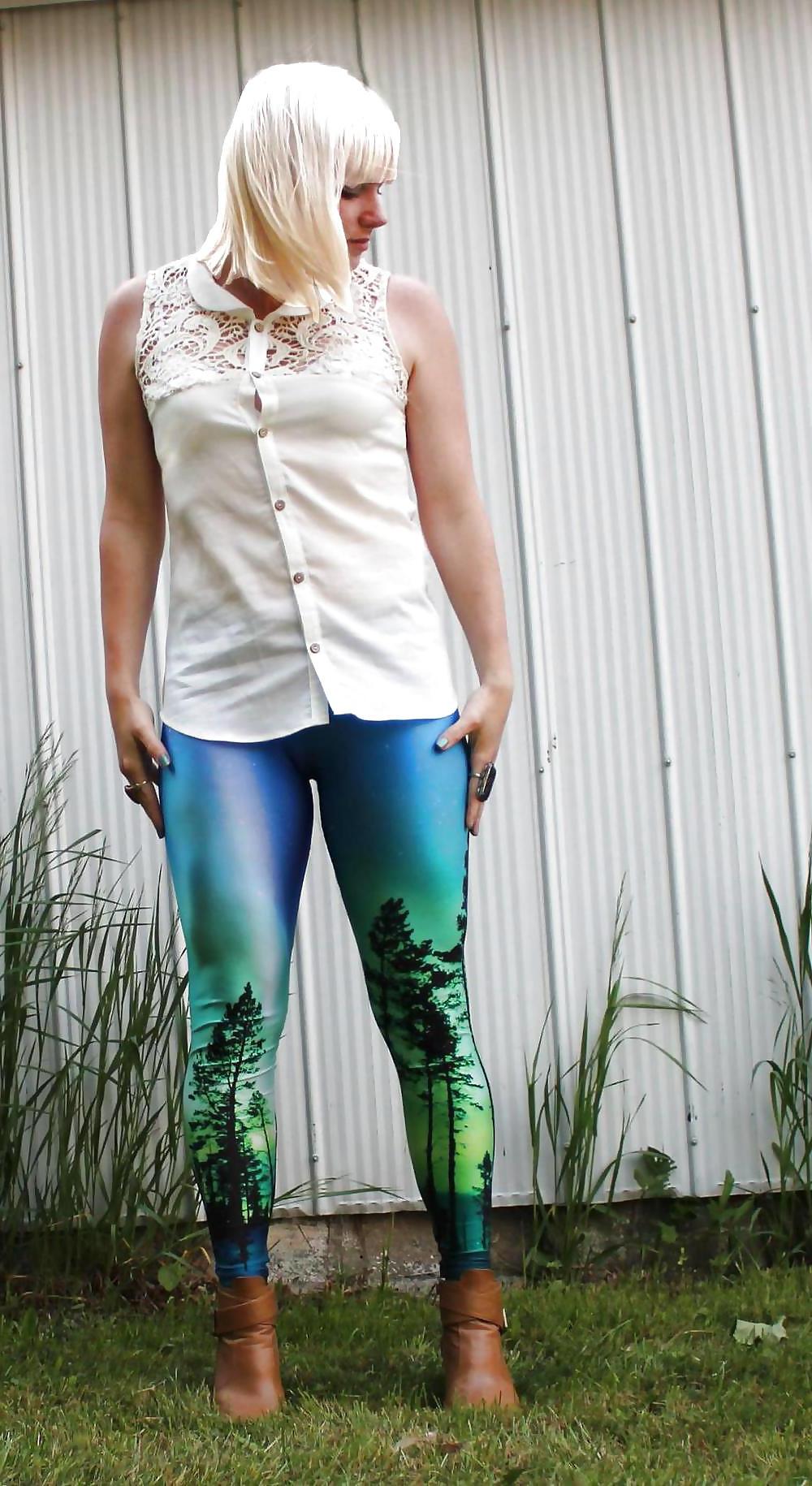 10P Leggings-Girl - Baum Leggings - Spandex Legging with Tree