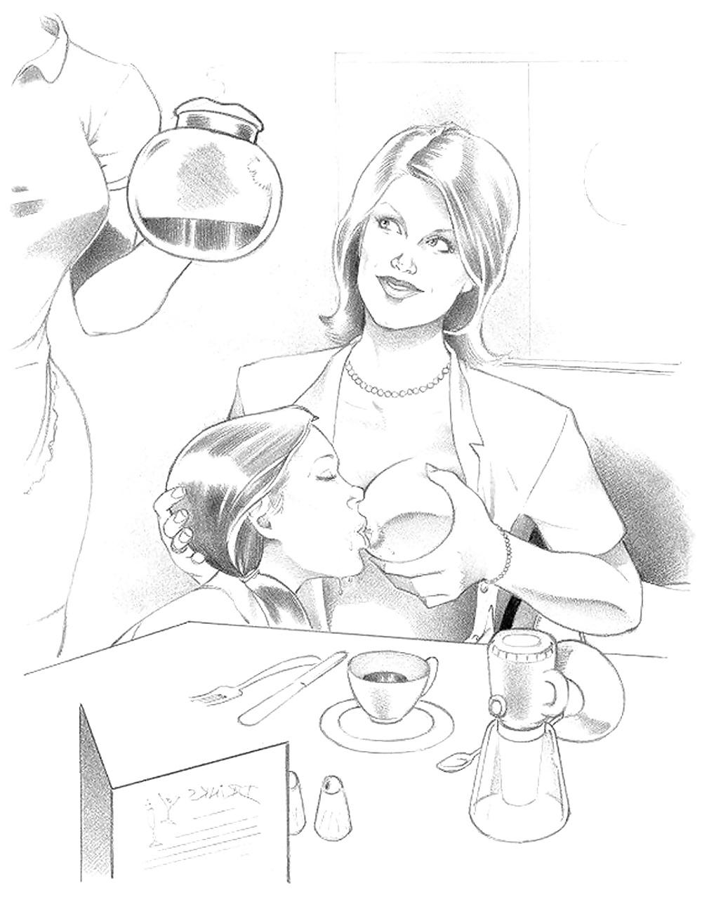 13P Lesbian House caught in drawings