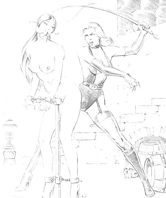 13P Lesbian House caught in drawings