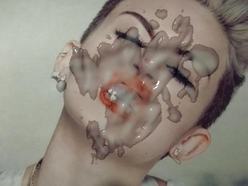 5P Miley Cyrus Massive Jizzbomb Tribs