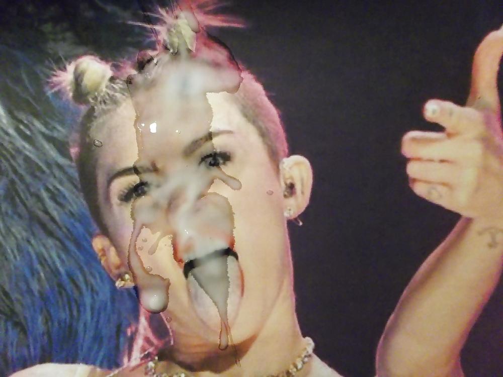 5P Miley Cyrus Massive Jizzbomb Tribs