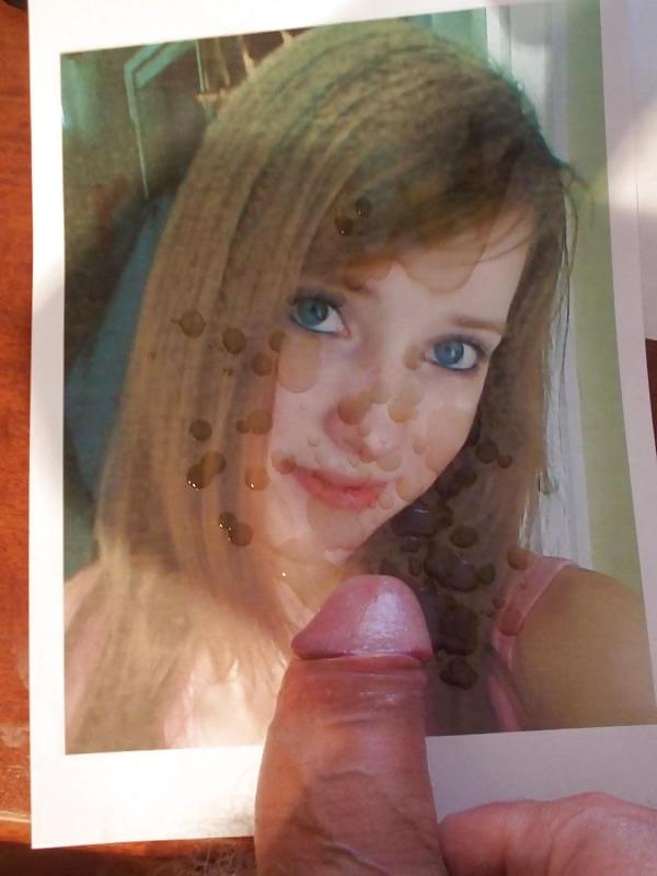 5P Cum on hot hungarian bitch