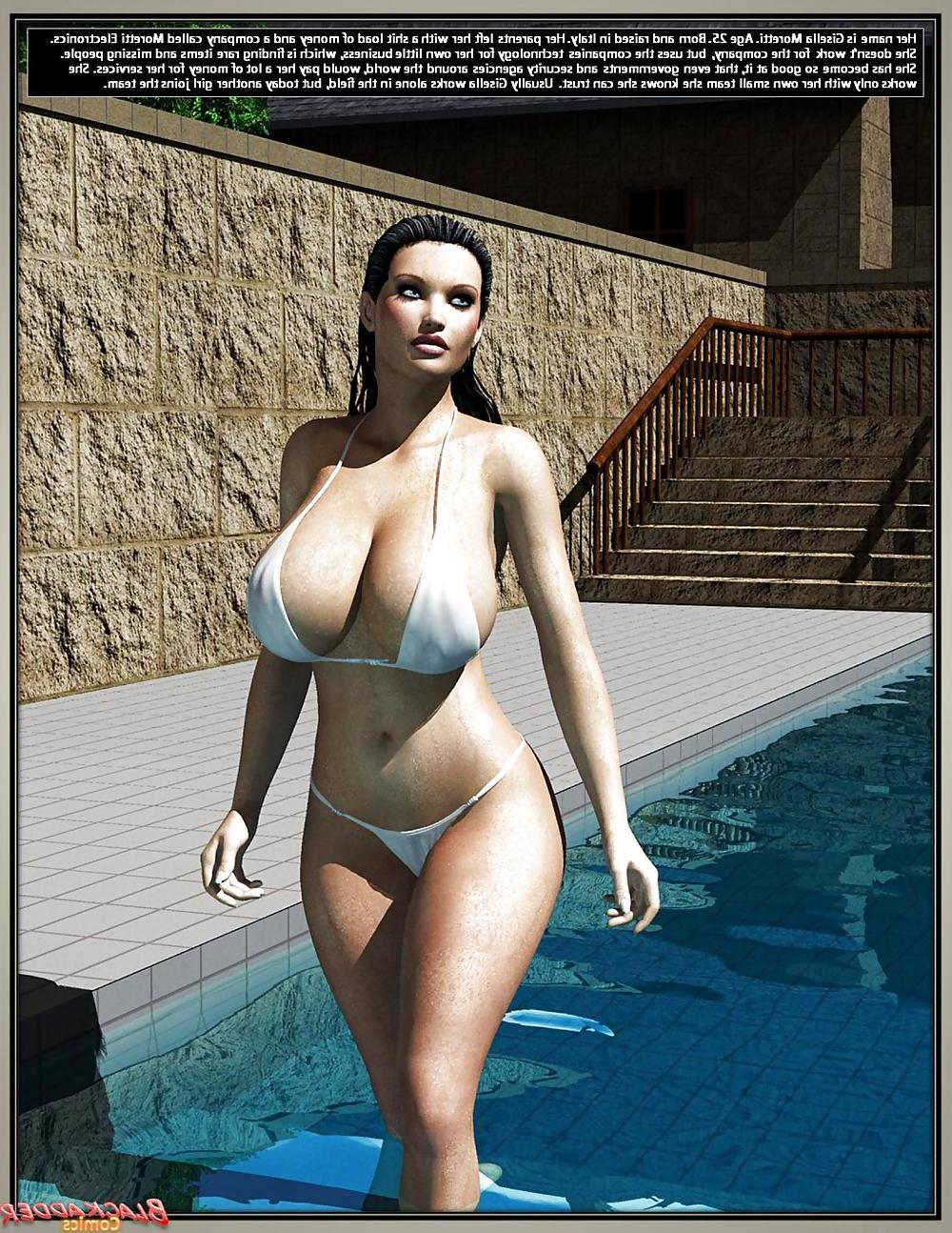 4P 3D - Gisella Moretti in The Hole