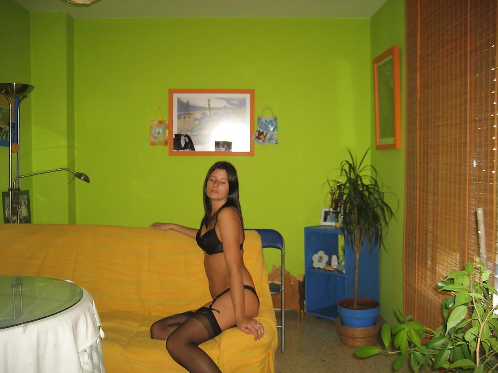 20P Teen brunette spanish with small tits and tong