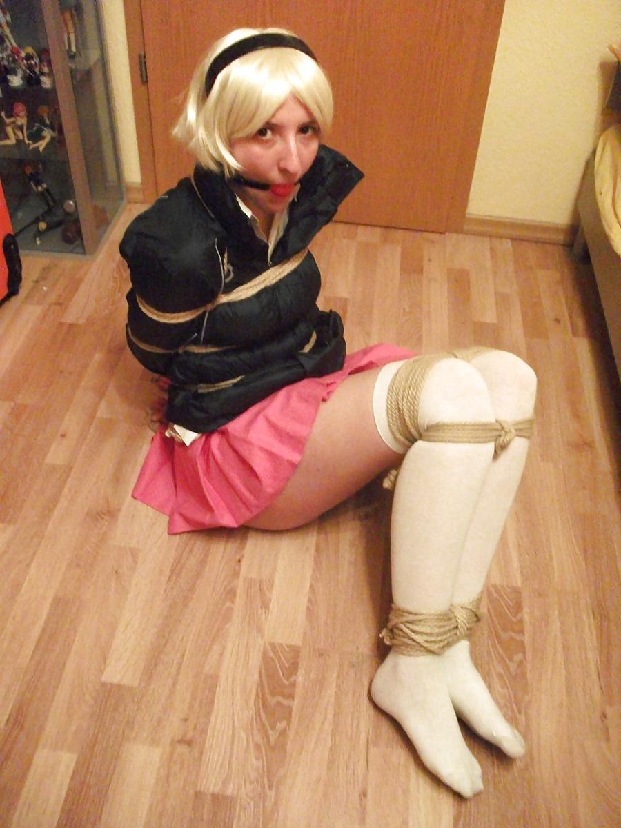 22P Sissy in bondage